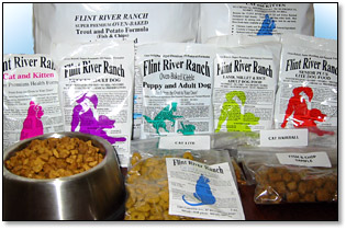 Free Sample of Flint River Ranch Super Premium Healthy Pet Food - Click to Enlarge