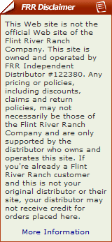 Flint River Ranch Disclaimer - Click for More Information